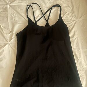 Black Strappy Women's Top